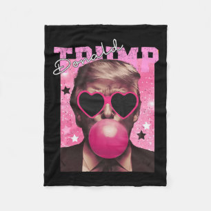 Couverture Polaire Donald Trump Bubble Gum Pink Sungles