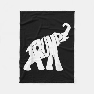 Couverture Polaire Donald Trump Eléphant Républicain Trump Supporter 