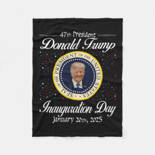 Couverture Polaire Donald Trump Jour de l'investiture 2025 47e présid