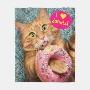 Couverture Polaire Donateur mangeant des chats