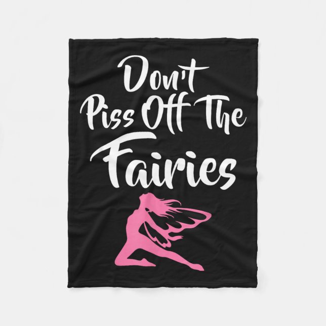 Couverture Polaire Don't Off The Fairies Fairytale Fantasy Fairy  (Devant)