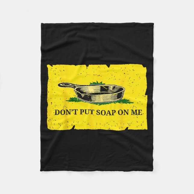 Couverture Polaire Don't Put Soap On Me  (Devant)