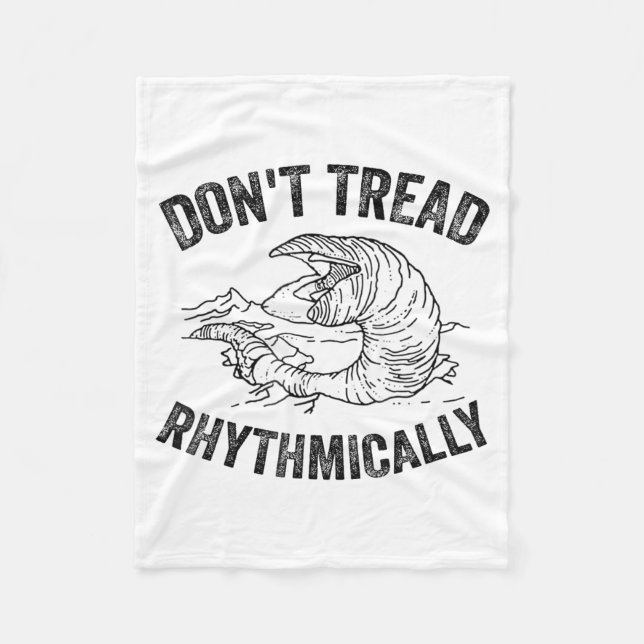 Couverture Polaire Don't Tread Rhythmically Apparel For Men Women  (Devant)
