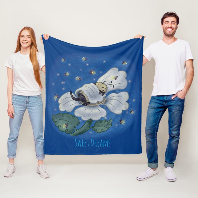 Couverture Polaire Dormir l'abeille (En situation)