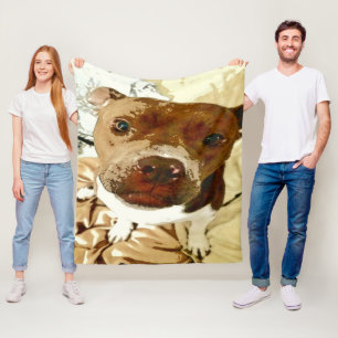 Couverture Polaire Douce Pibble Face