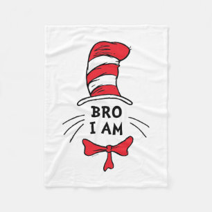 Couverture Polaire Dr. Seuss Le Chat dans le Chapeau - Frère