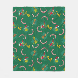 Couverture Polaire Dr Seuss     Patters de Merry Grinchma