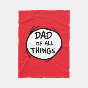 Couverture Polaire Dr Seuss Thing One Thing Two - Papa de toutes chos