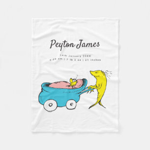 Couverture Polaire Dr Seuss   Un Poisson Statistiques de Naissance Fl