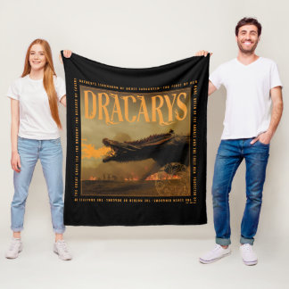 Couverture Polaire "Dracarys" Drogon Breathing Fire Graphic