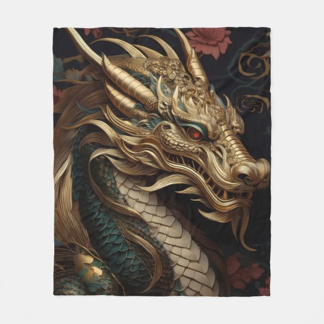 Couverture Polaire Dragon (Devant)