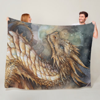 Couverture Polaire Dragon d'Imaginaire Fleece Blanket