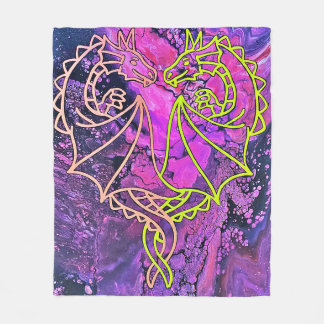 Couverture Polaire Dragons interconnectés