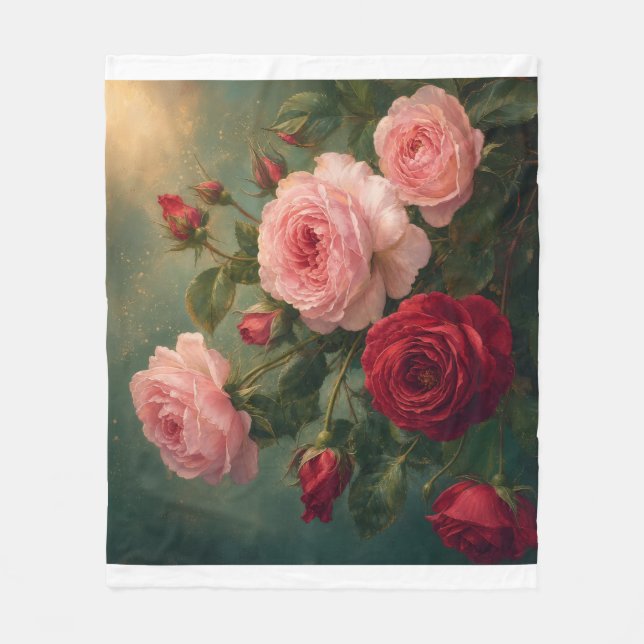 Couverture Polaire Drap rose (Devant)