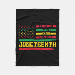 Couverture Polaire Drapeau Afro-Américain Drapeau Dun Dun Dun Dun Dun