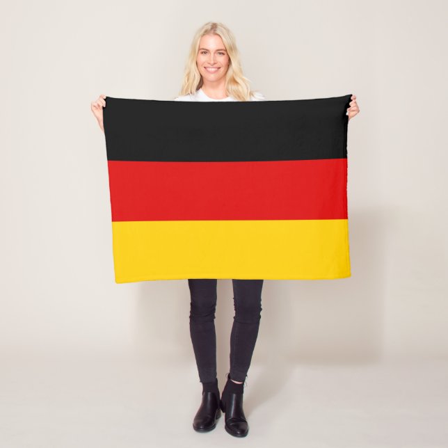 Couverture Polaire Drapeau allemand (En situation)