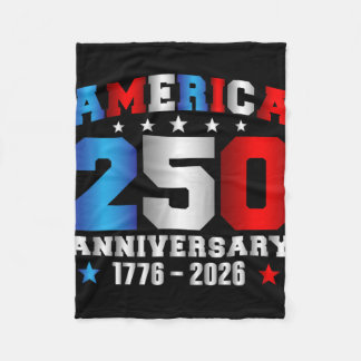 Couverture Polaire Drapeau américain 250e anniversaire des États-Unis