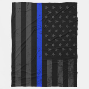 Couverture Polaire Drapeau américain affligé par obscurité de styl