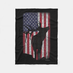 Couverture Polaire Drapeau - American Retro