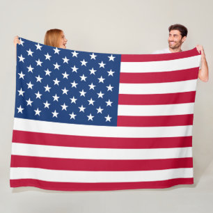 Couverture Polaire Drapeau Amérique Voyage pays américain