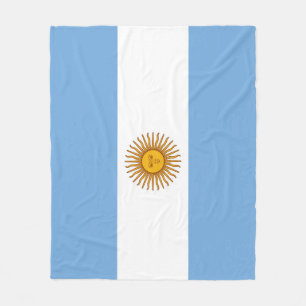 Couverture Polaire Drapeau argentin Fleece Blanket