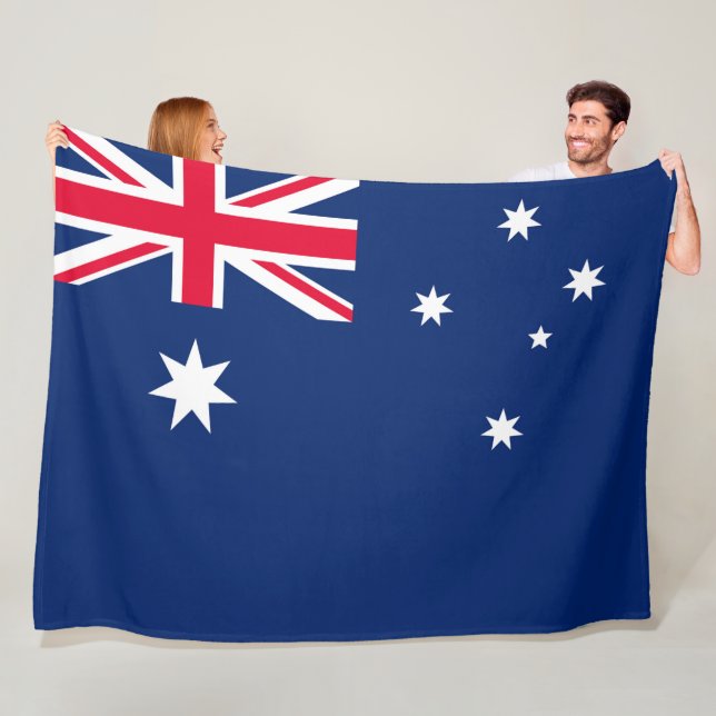 Couverture Polaire Drapeau Australie (En situation)