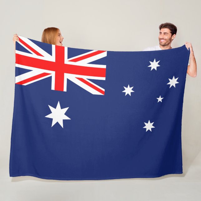 Couverture Polaire Drapeau australien grand (En situation)