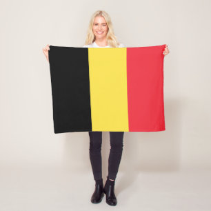 Couverture Polaire Drapeau belge patriotique