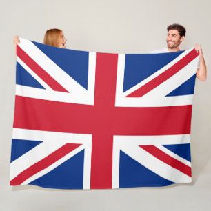Couverture Polaire Drapeau britannique Royal Union Jack