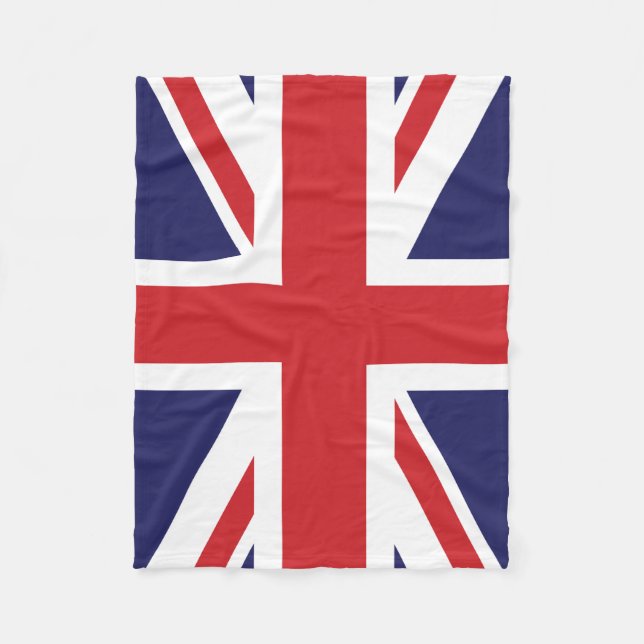 Couverture Polaire Drapeau britannique Union Jack (Devant)