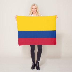 Couverture Polaire Drapeau Colombie