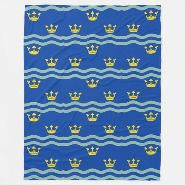 Couverture Polaire Drapeau de Cambridgeshire Blanket en polaire (Devant)