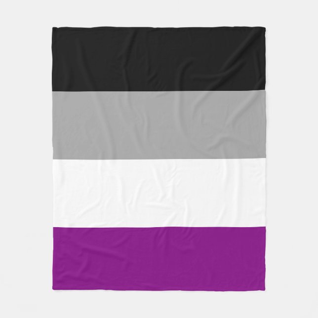 Couverture Polaire Drapeau de fierté sexuelle LGBTQ (Devant)