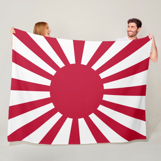 Couverture Polaire Drapeau de guerre impérial du Japon (En situation)
