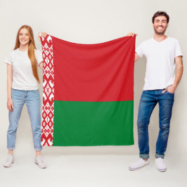 Couverture Polaire drapeau de la Biélorussie