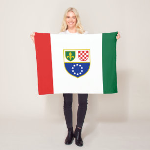 Couverture Polaire Drapeau de la Fédération de Bosnie-Herzégovine