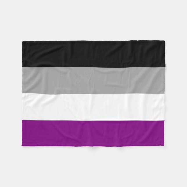 Couverture Polaire Drapeau de la fierté sexuelle (Devant (Horizontal))
