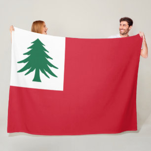 Couverture Polaire Drapeau de la Nouvelle-Angleterre