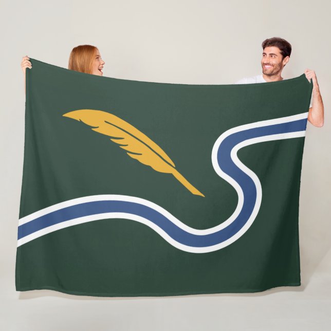 Couverture Polaire Drapeau de la ville de Northampton (Massachusetts, (En situation)