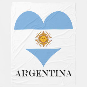 Couverture Polaire Drapeau de l'Argentine Bandera De Argentine grande