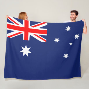 Couverture Polaire Drapeau de l'Australie grand