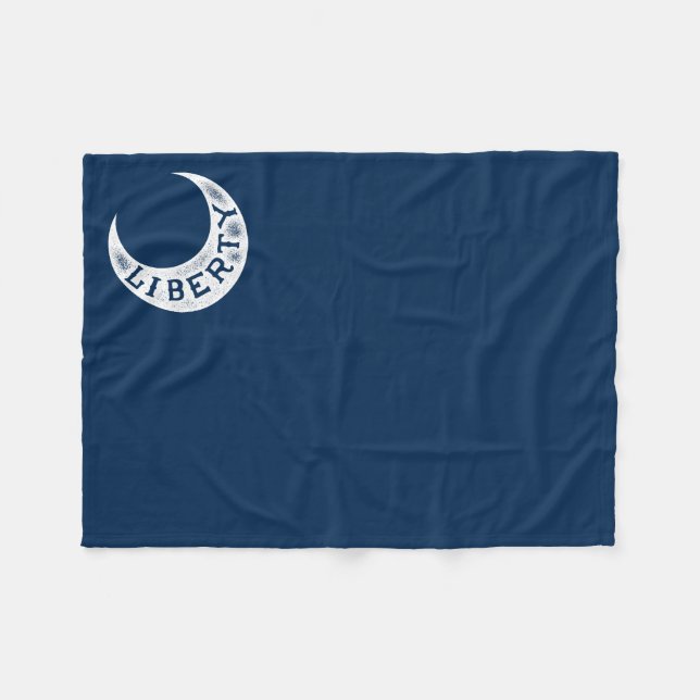 Couverture Polaire Drapeau de liberté de Moultrie (Devant (Horizontal))