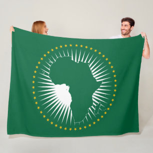 Couverture Polaire Drapeau de l'Union africaine (Afrique) (Panafrica)