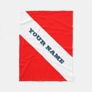 Couverture Polaire Drapeau de piqué (personnalisable)