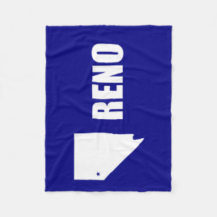 Couverture Polaire Drapeau de Reno, Nevada Fleece Blanket