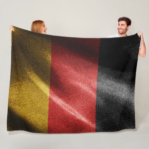 Couverture Polaire Drapeau de soie allemand