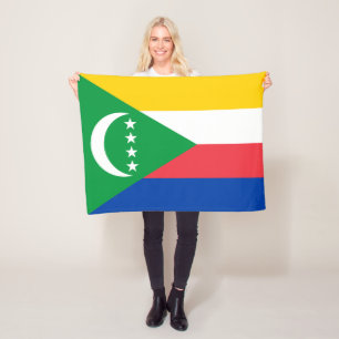 Couverture Polaire Drapeau des Comores