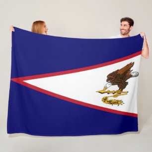 Couverture Polaire Drapeau des Samoa américaines