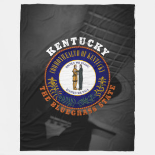 COUVERTURE POLAIRE DRAPEAU D'ÉTAT KENTUCKY BLUEGRASS