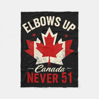 Couverture Polaire Drapeau du Canada Jamais 51